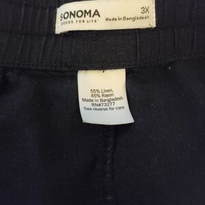 Plus Size sonoma goods for life easy linen blend pants